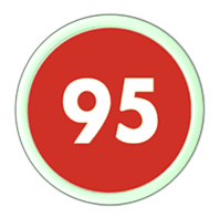 Значок 95 бензина